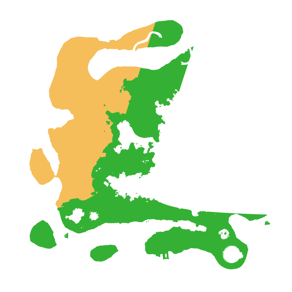 Biome Rust Map: Procedural Map, Size: 3000, Seed: 76535