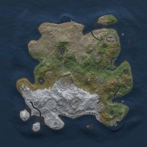 Thumbnail Rust Map: Procedural Map, Size: 3000, Seed: 1175029936, 11 Monuments