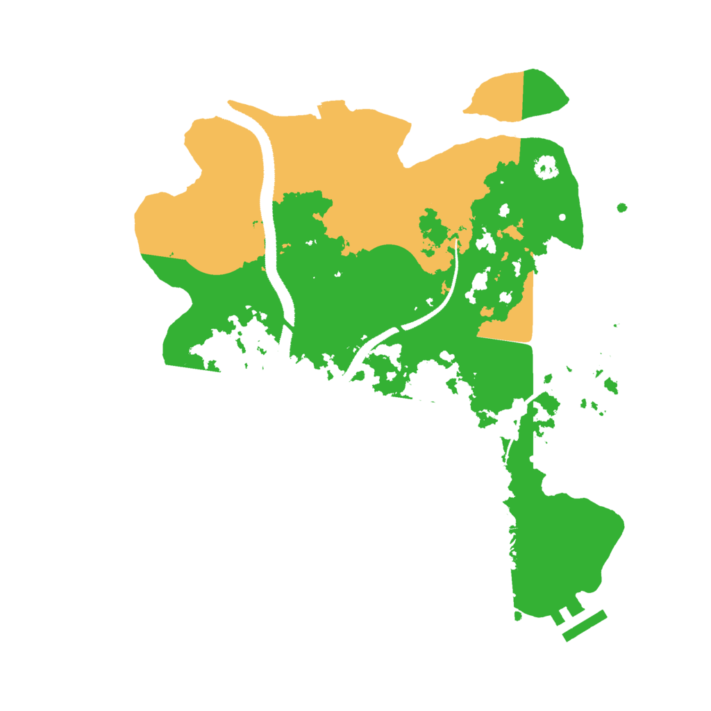Biome Rust Map: Procedural Map, Size: 3000, Seed: 1175029936