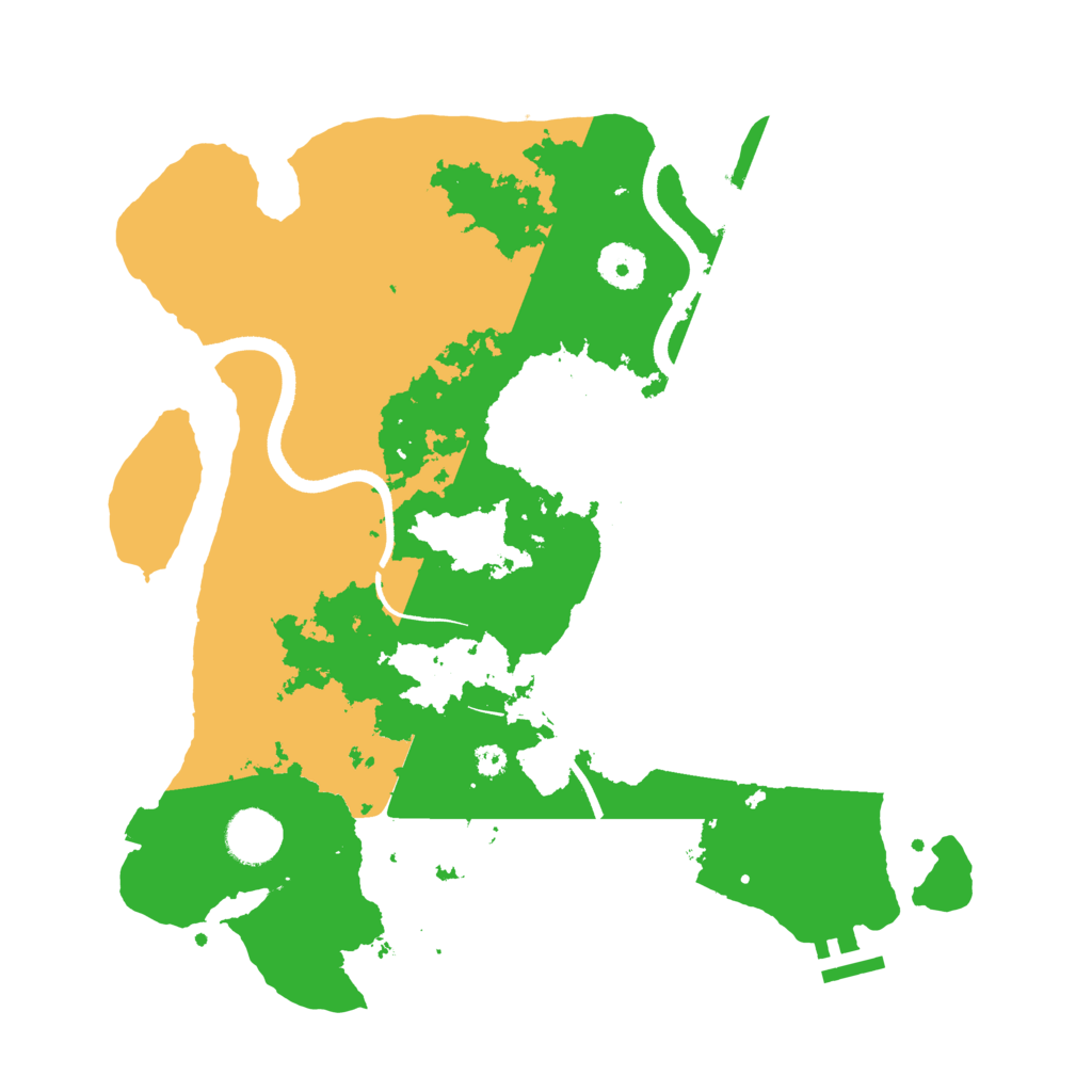 Biome Rust Map: Procedural Map, Size: 3500, Seed: 1172927761