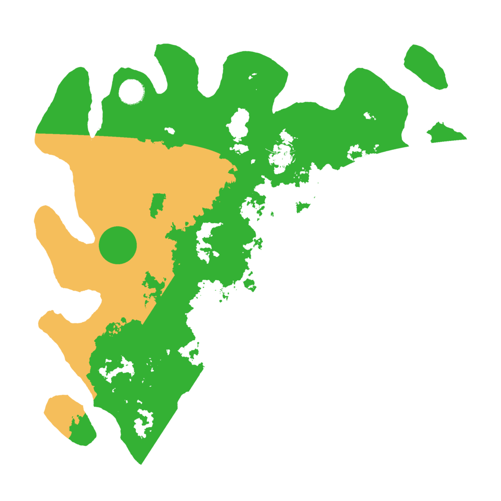 Biome Rust Map: Barren, Size: 3500, Seed: 1411626187