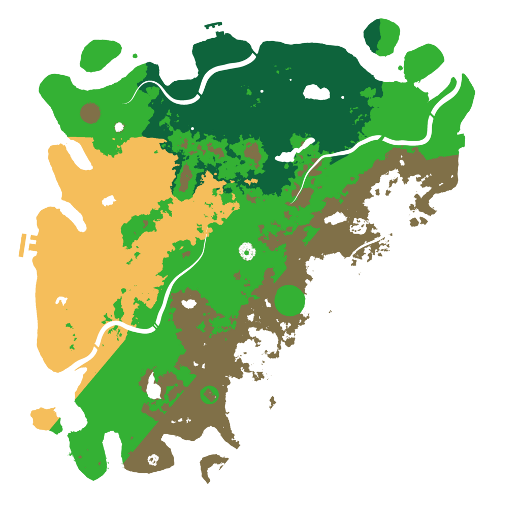 Biome Rust Map: Procedural Map, Size: 4500, Seed: 1207340692