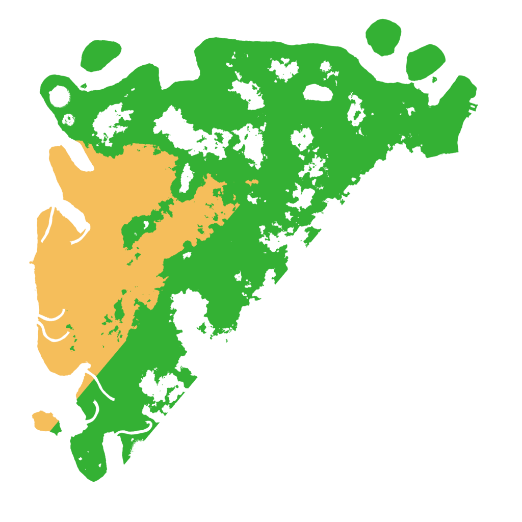 Biome Rust Map: Procedural Map, Size: 4500, Seed: 1207340692