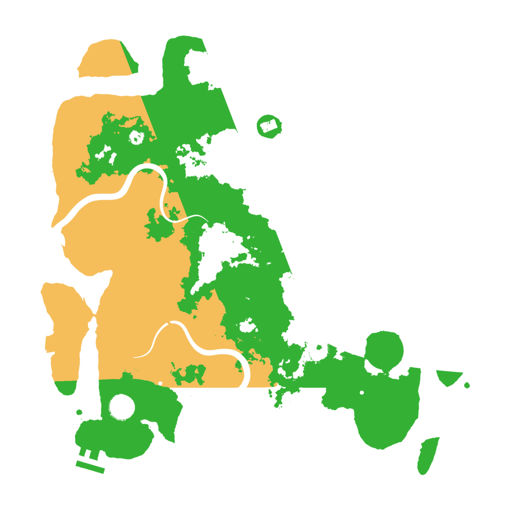 Biome Rust Map: Procedural Map, Size: 3600, Seed: 1262400440