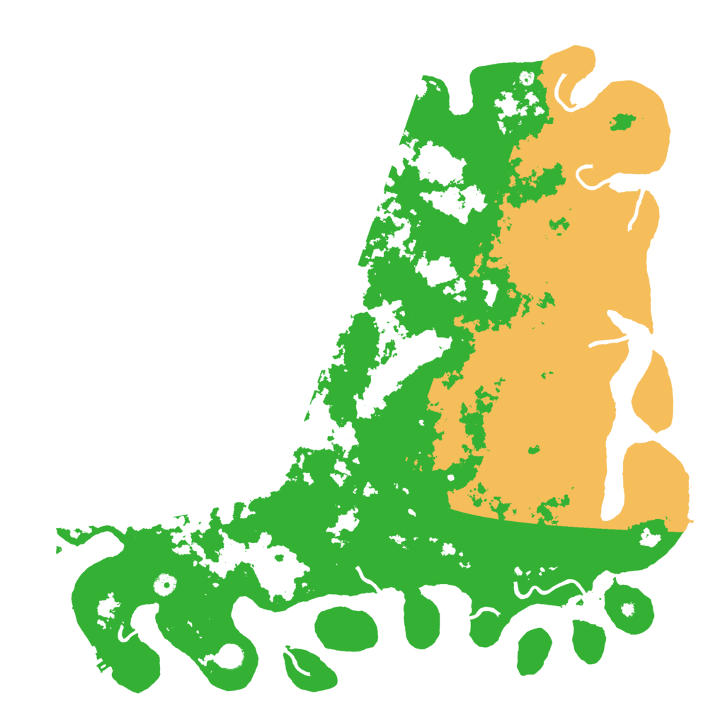 Biome Rust Map: Procedural Map, Size: 5000, Seed: 528607112