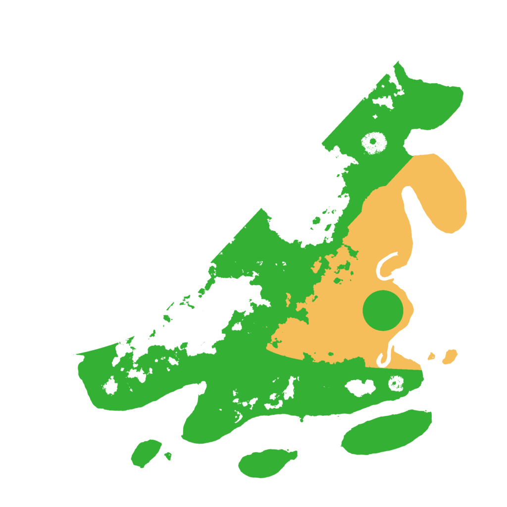 Biome Rust Map: Procedural Map, Size: 3300, Seed: 665682536