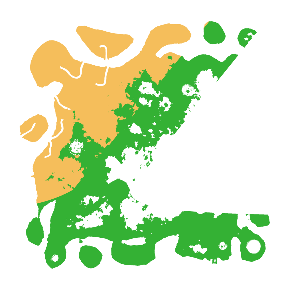 Biome Rust Map: Procedural Map, Size: 3700, Seed: 35583