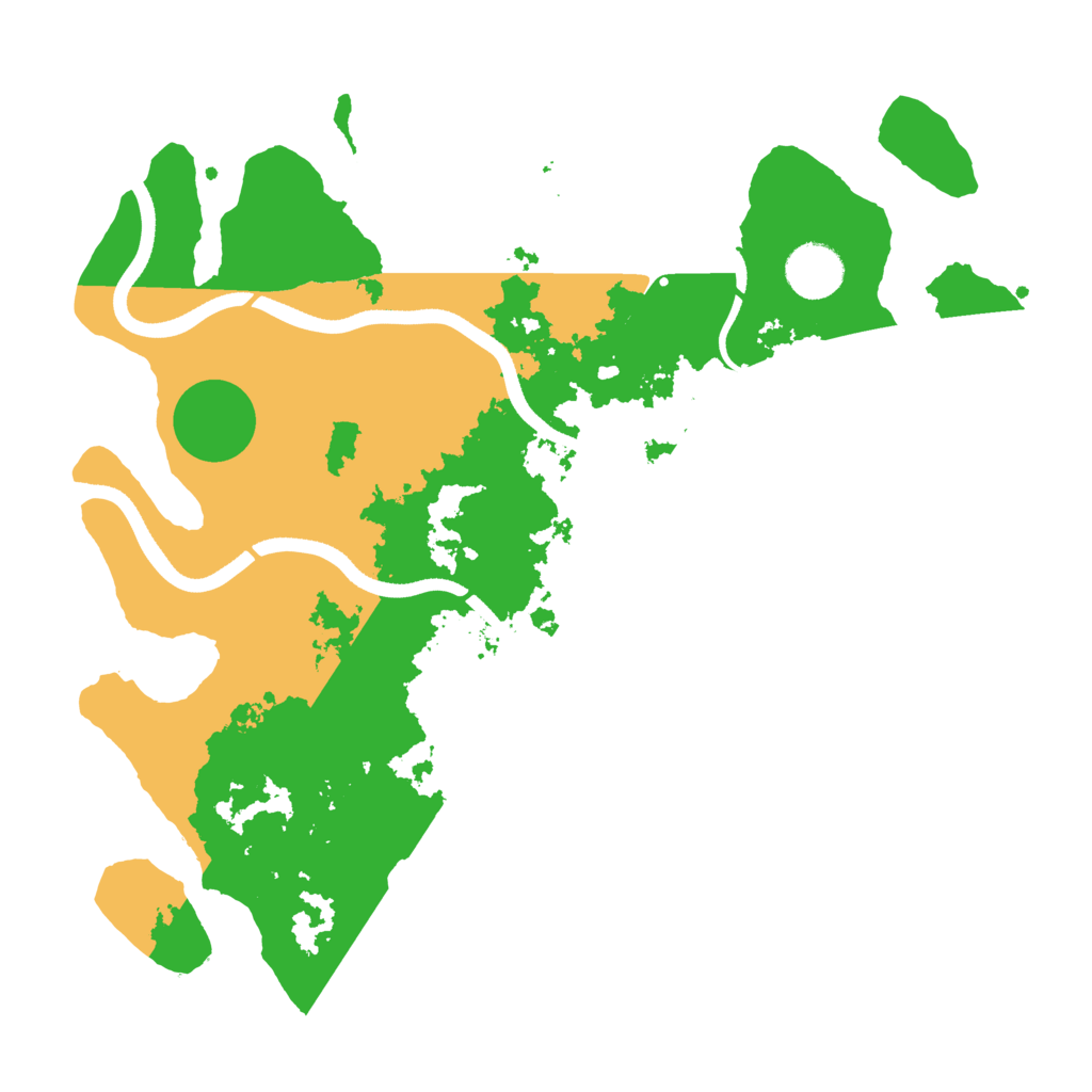 Biome Rust Map: Procedural Map, Size: 3500, Seed: 1411626187