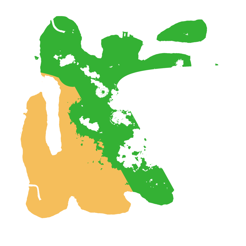 Biome Rust Map: Procedural Map, Size: 3000, Seed: 2182