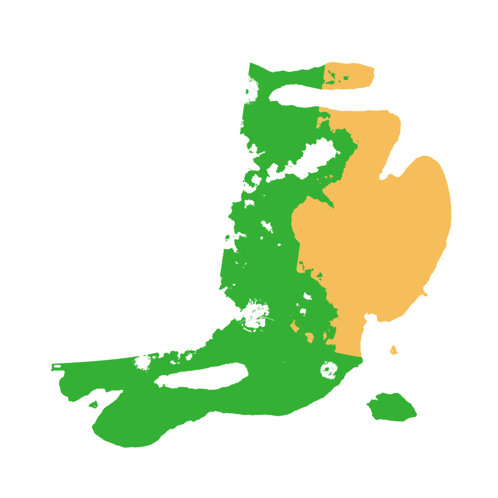 Biome Rust Map: Procedural Map, Size: 3000, Seed: 86520123