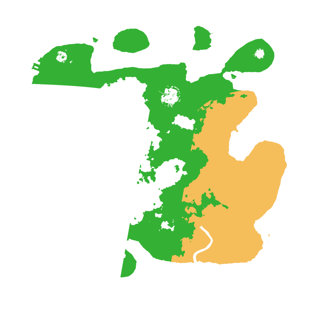 Biome Rust Map: Procedural Map, Size: 3000, Seed: 1542447147