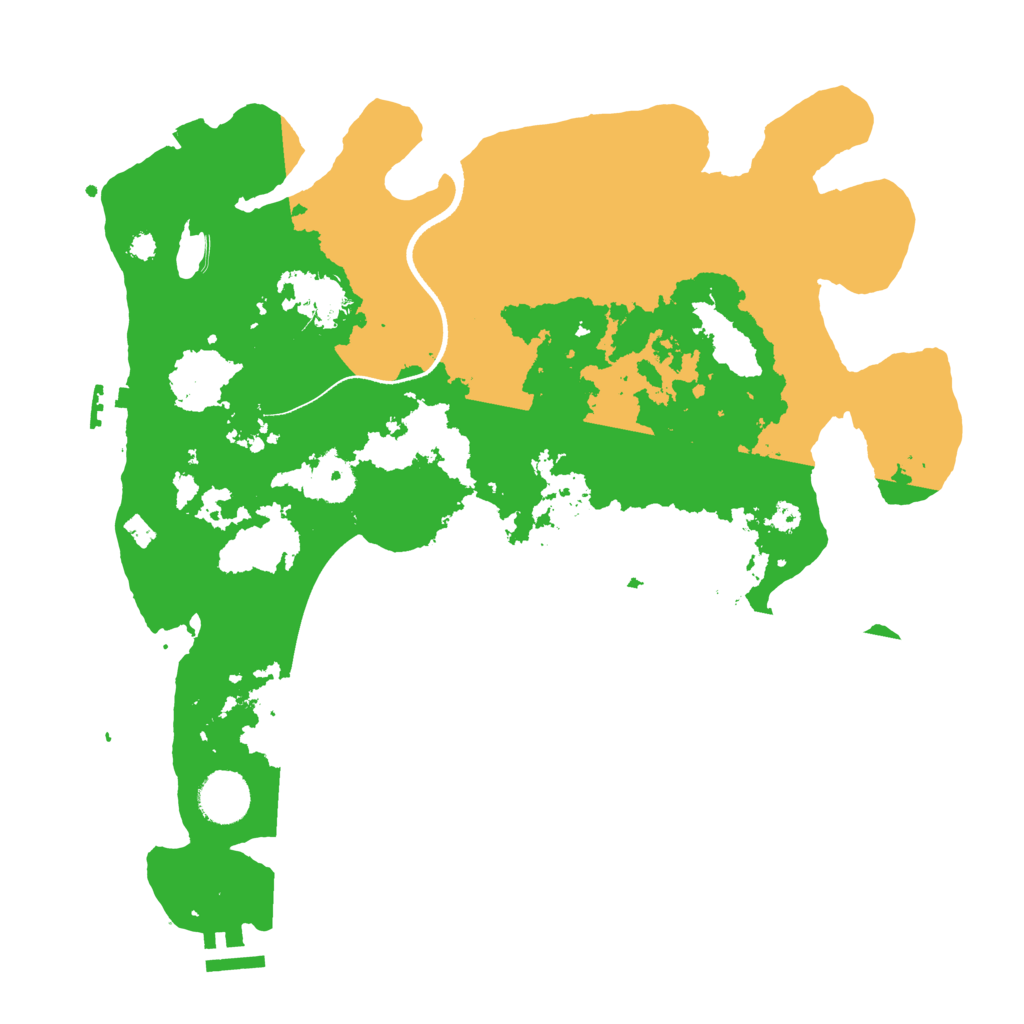 Biome Rust Map: Procedural Map, Size: 3500, Seed: 802432594