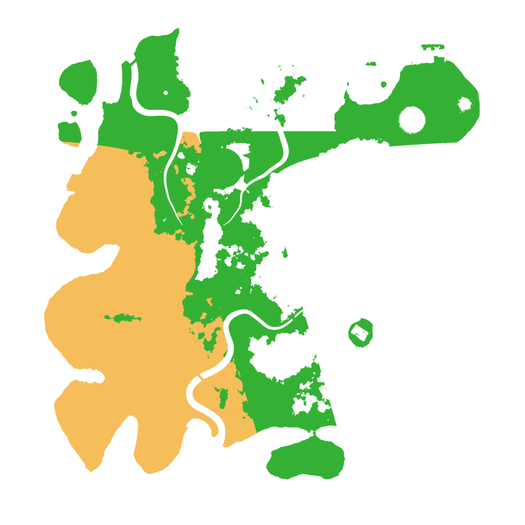 Biome Rust Map: Procedural Map, Size: 3500, Seed: 1092594674