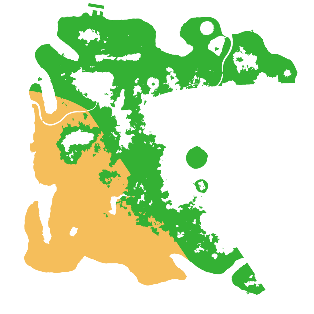 Biome Rust Map: Procedural Map, Size: 4000, Seed: 537678