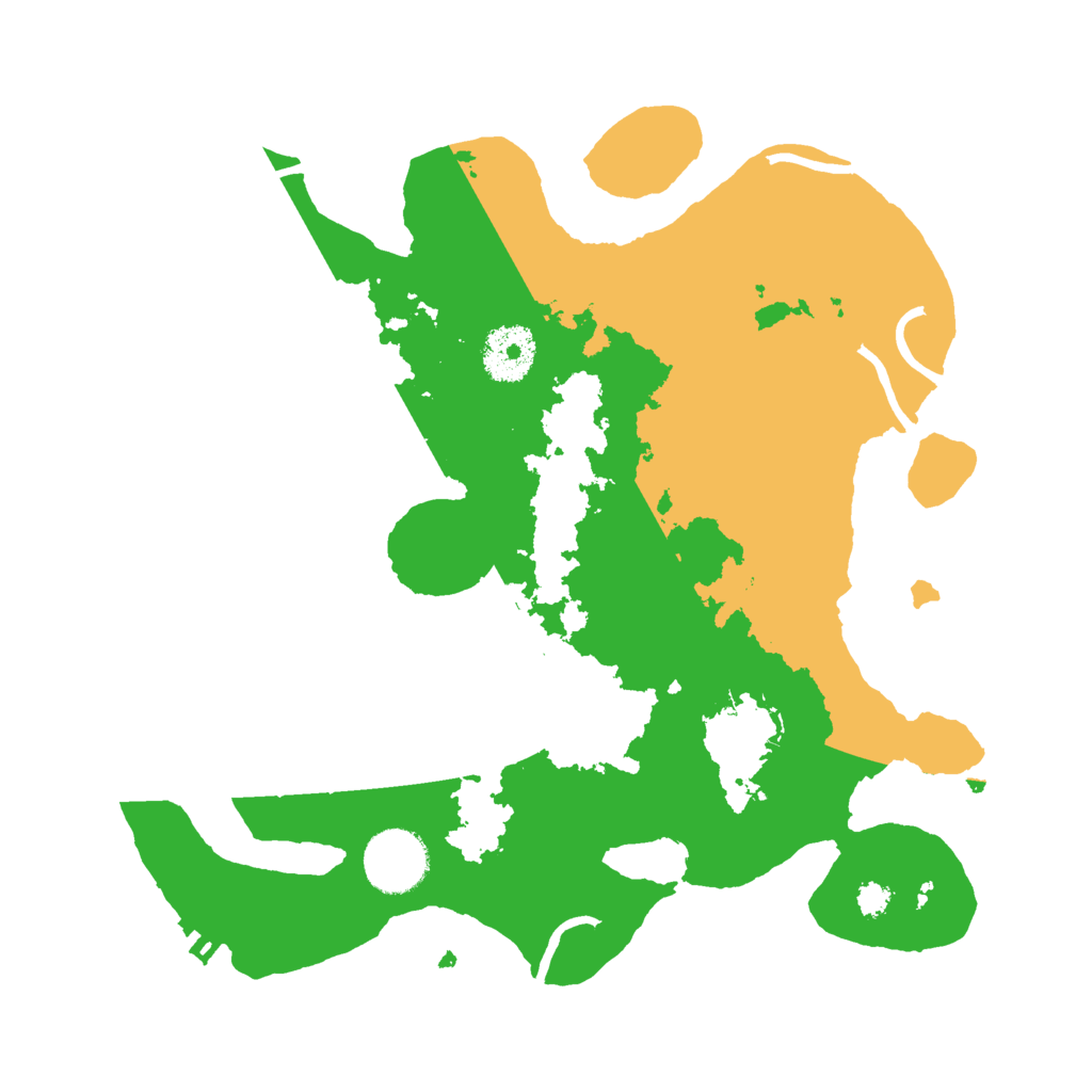 Biome Rust Map: Procedural Map, Size: 3000, Seed: 845621