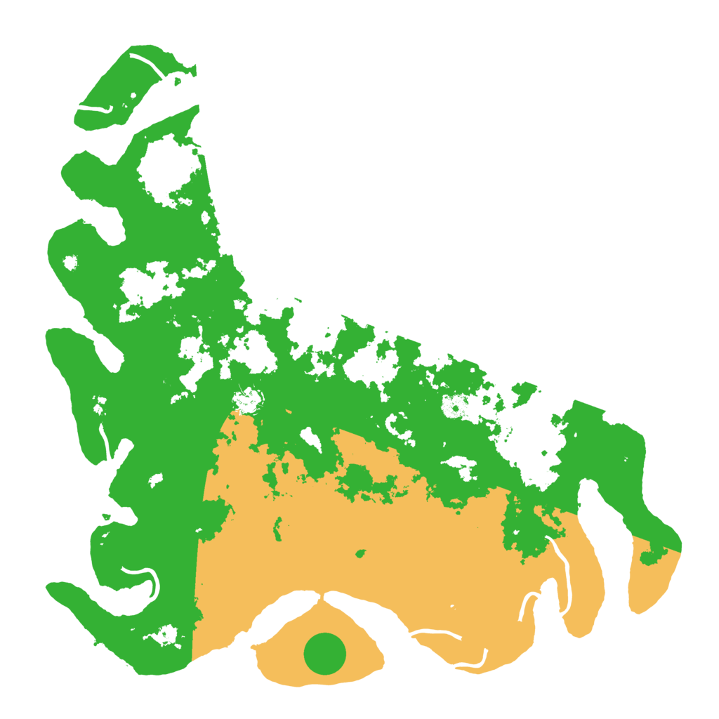 Biome Rust Map: Procedural Map, Size: 4500, Seed: 5062023