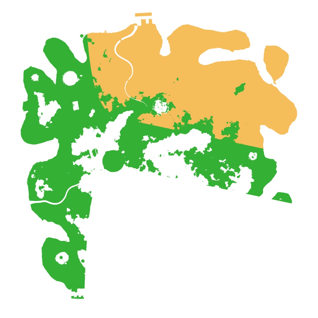 Biome Rust Map: Procedural Map, Size: 3850, Seed: 5098157