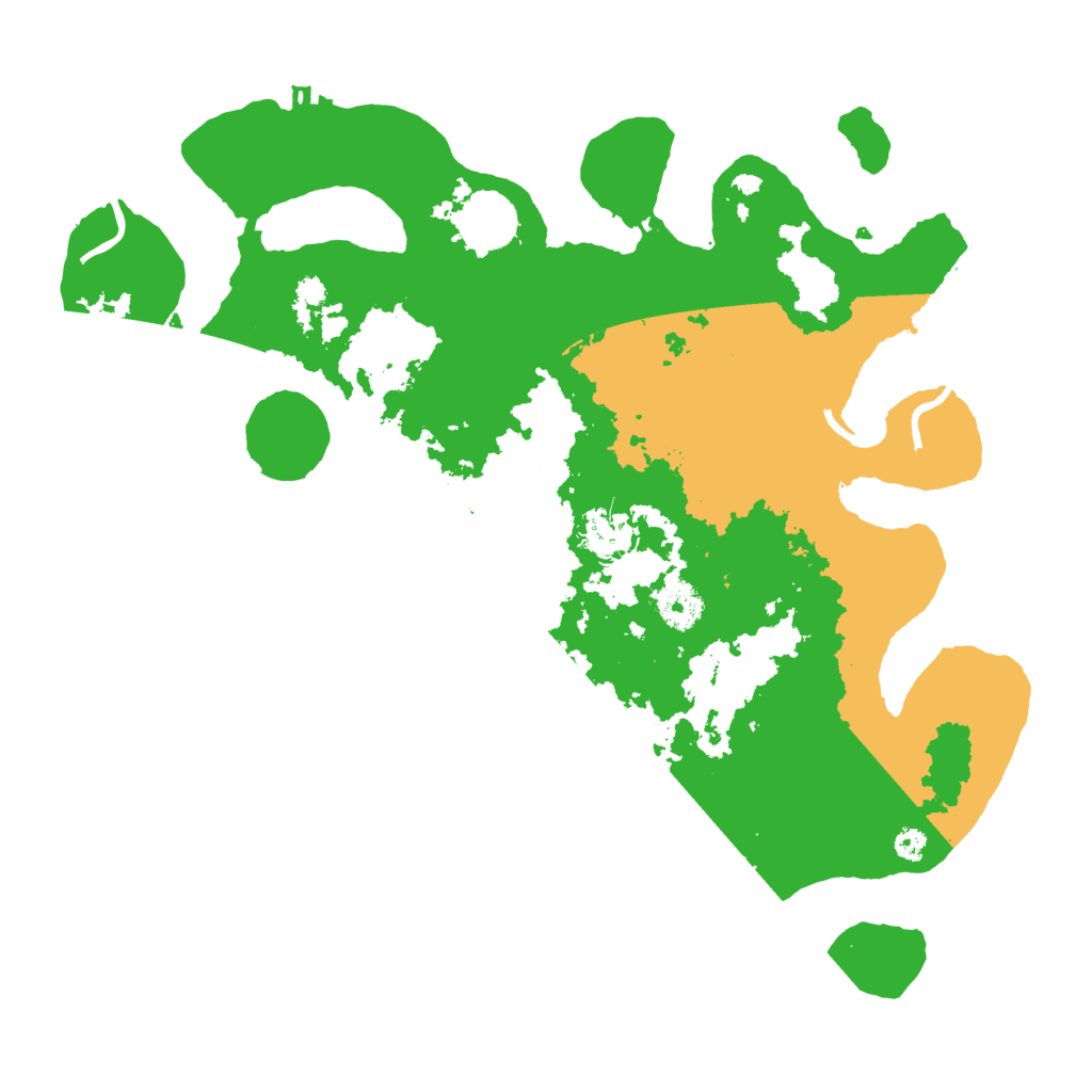 Biome Rust Map: Procedural Map, Size: 3500, Seed: 384877305