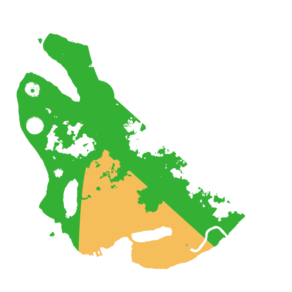 Biome Rust Map: Procedural Map, Size: 3000, Seed: 423191587