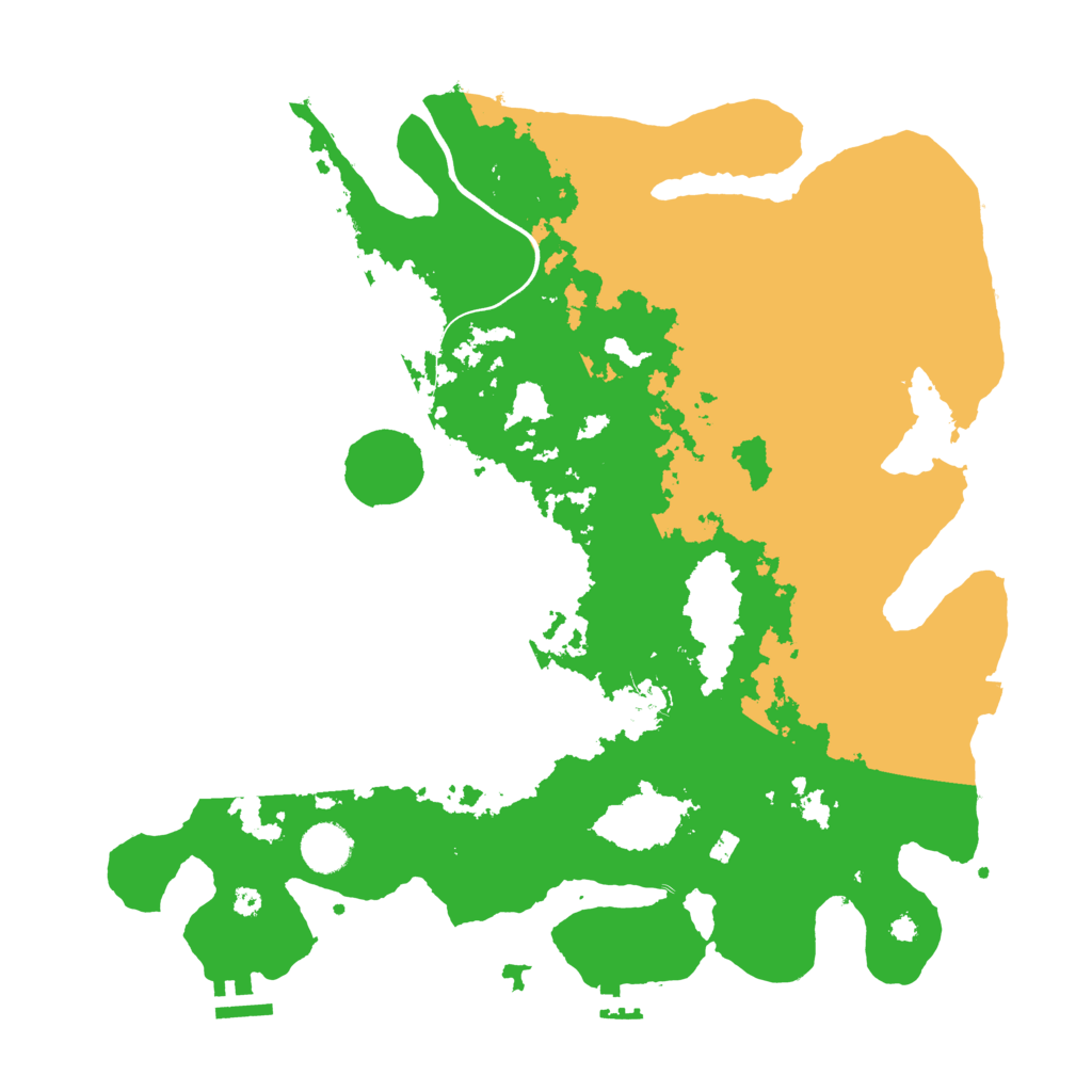 Biome Rust Map: Procedural Map, Size: 3850, Seed: 836429099