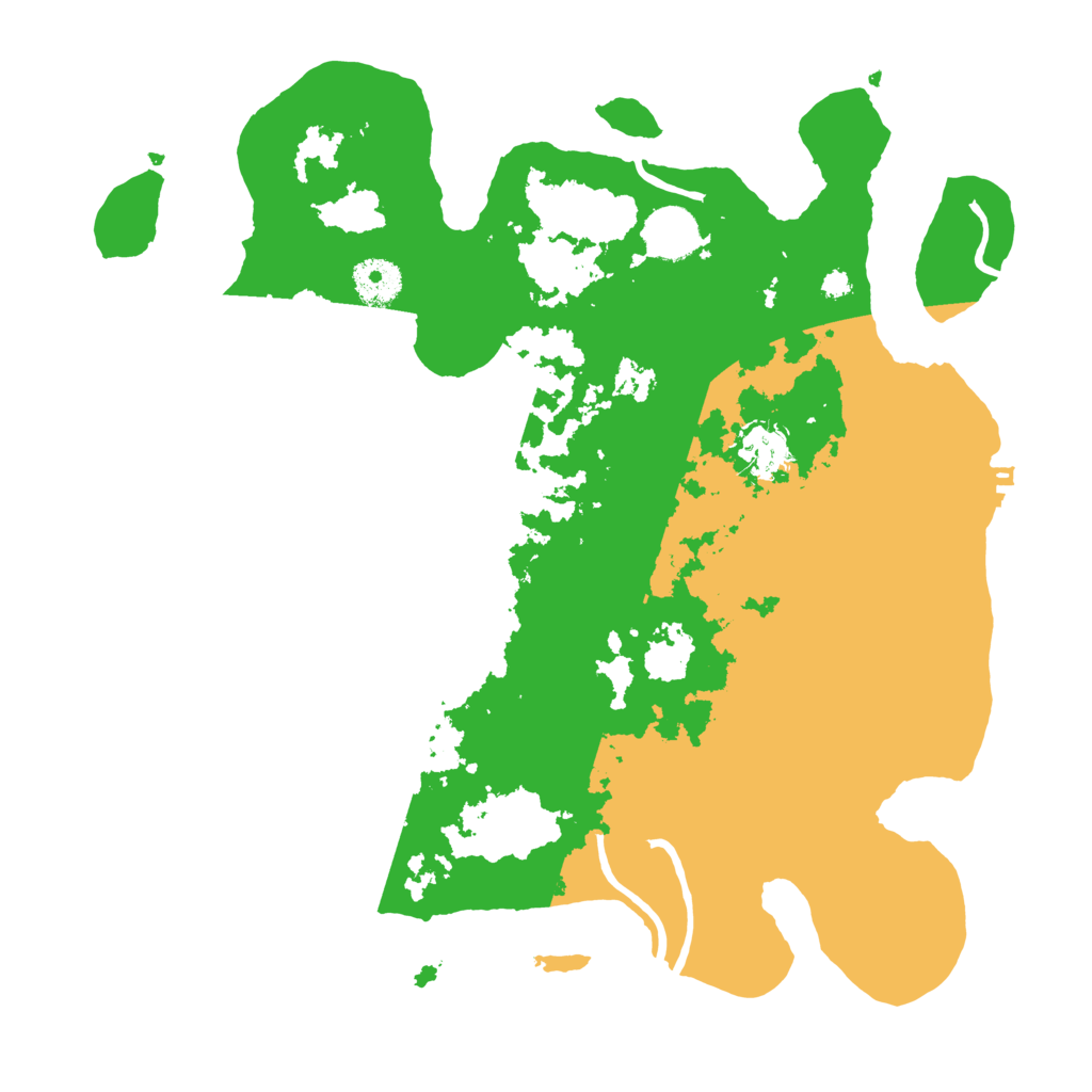 Biome Rust Map: Procedural Map, Size: 3550, Seed: 51511212