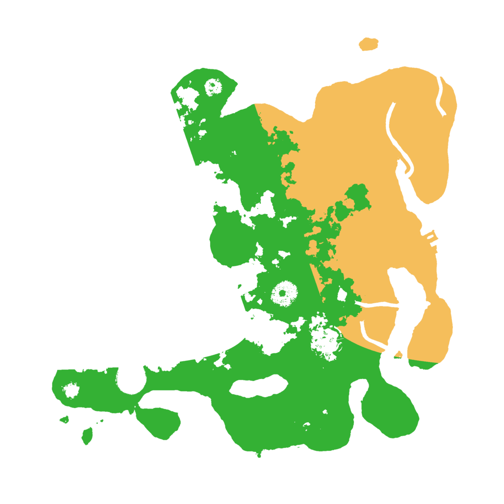 Biome Rust Map: Procedural Map, Size: 3000, Seed: 454398342