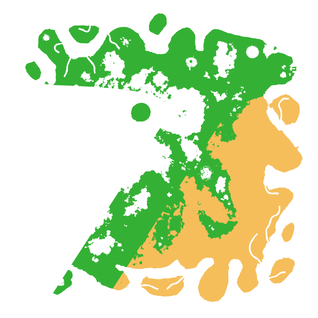Biome Rust Map: Procedural Map, Size: 4500, Seed: 13333022