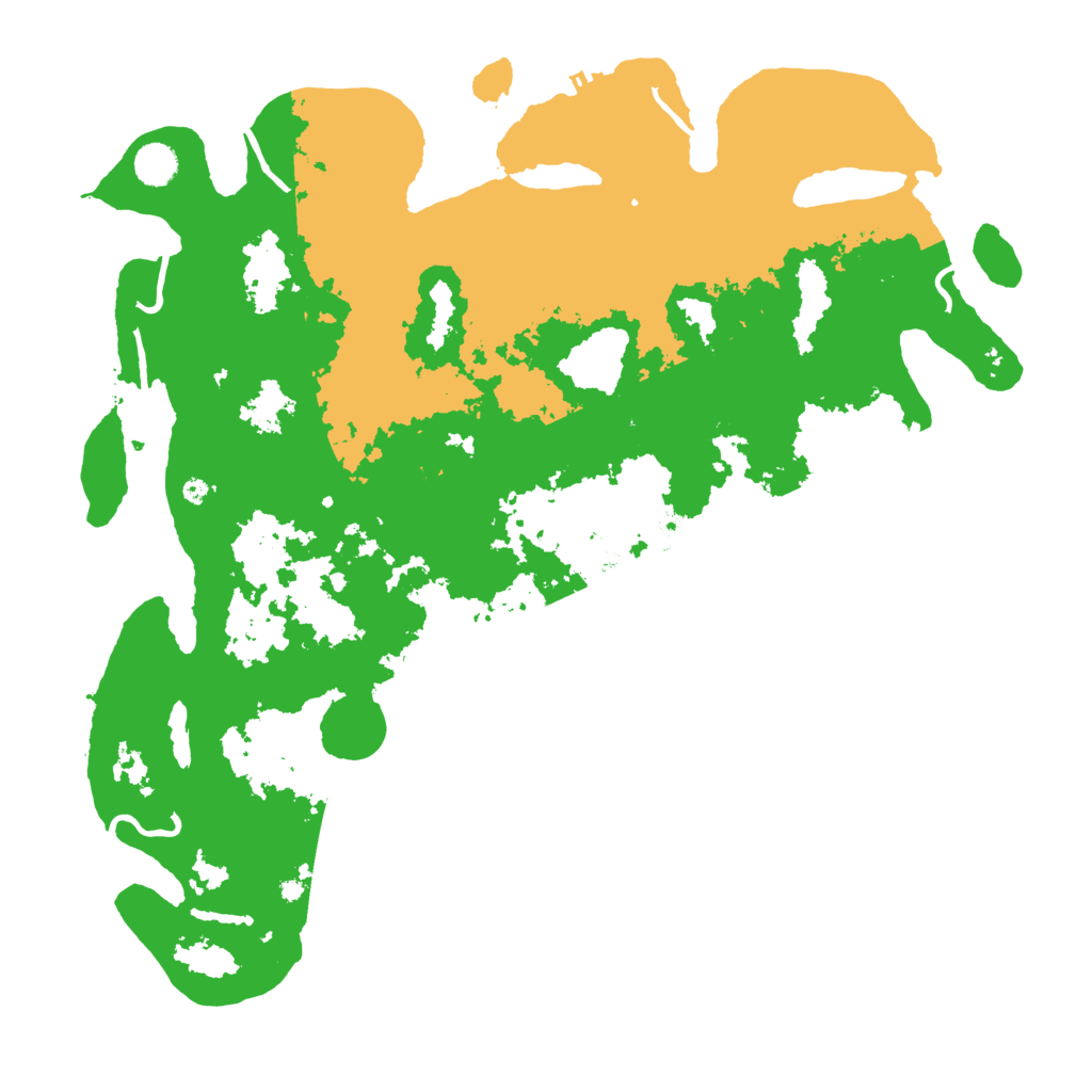 Biome Rust Map: Procedural Map, Size: 4500, Seed: 2090971216