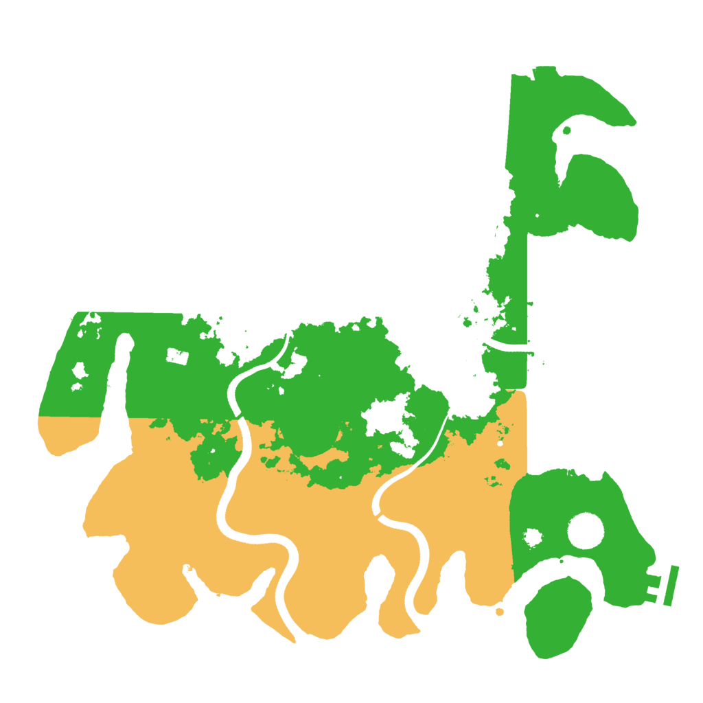 Biome Rust Map: Procedural Map, Size: 3500, Seed: 1904610551