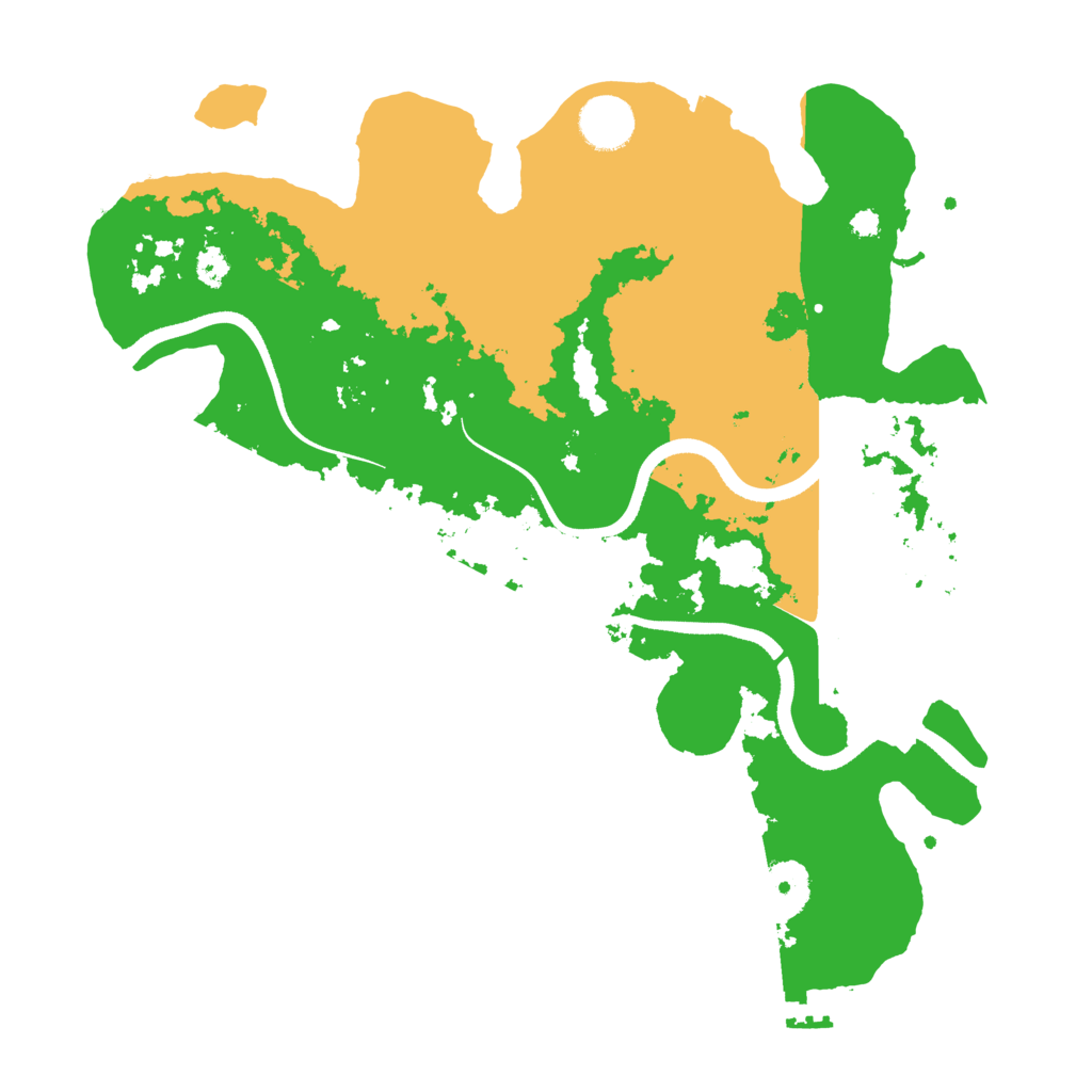 Biome Rust Map: Procedural Map, Size: 3500, Seed: 363446