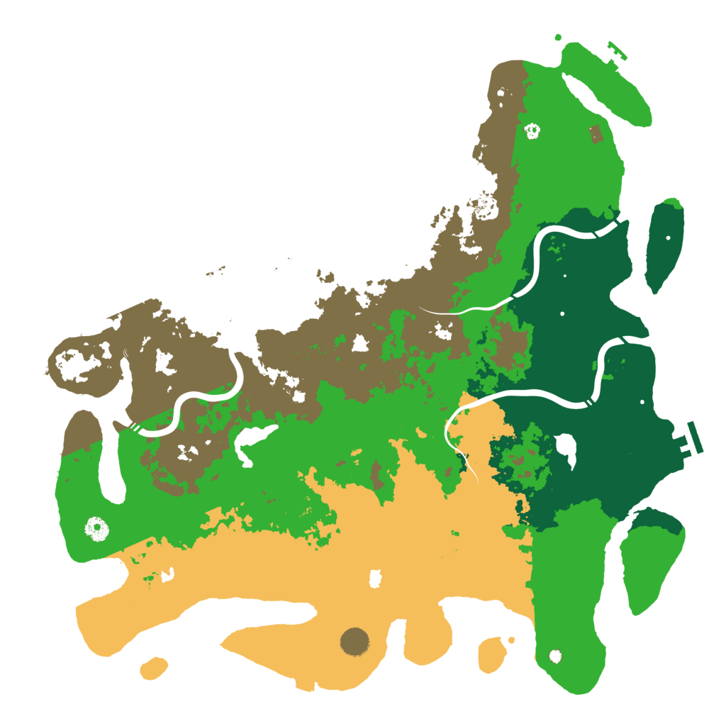 Biome Rust Map: Procedural Map, Size: 4500, Seed: 1708373041