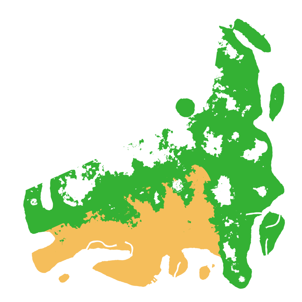 Biome Rust Map: Procedural Map, Size: 4500, Seed: 1708373041