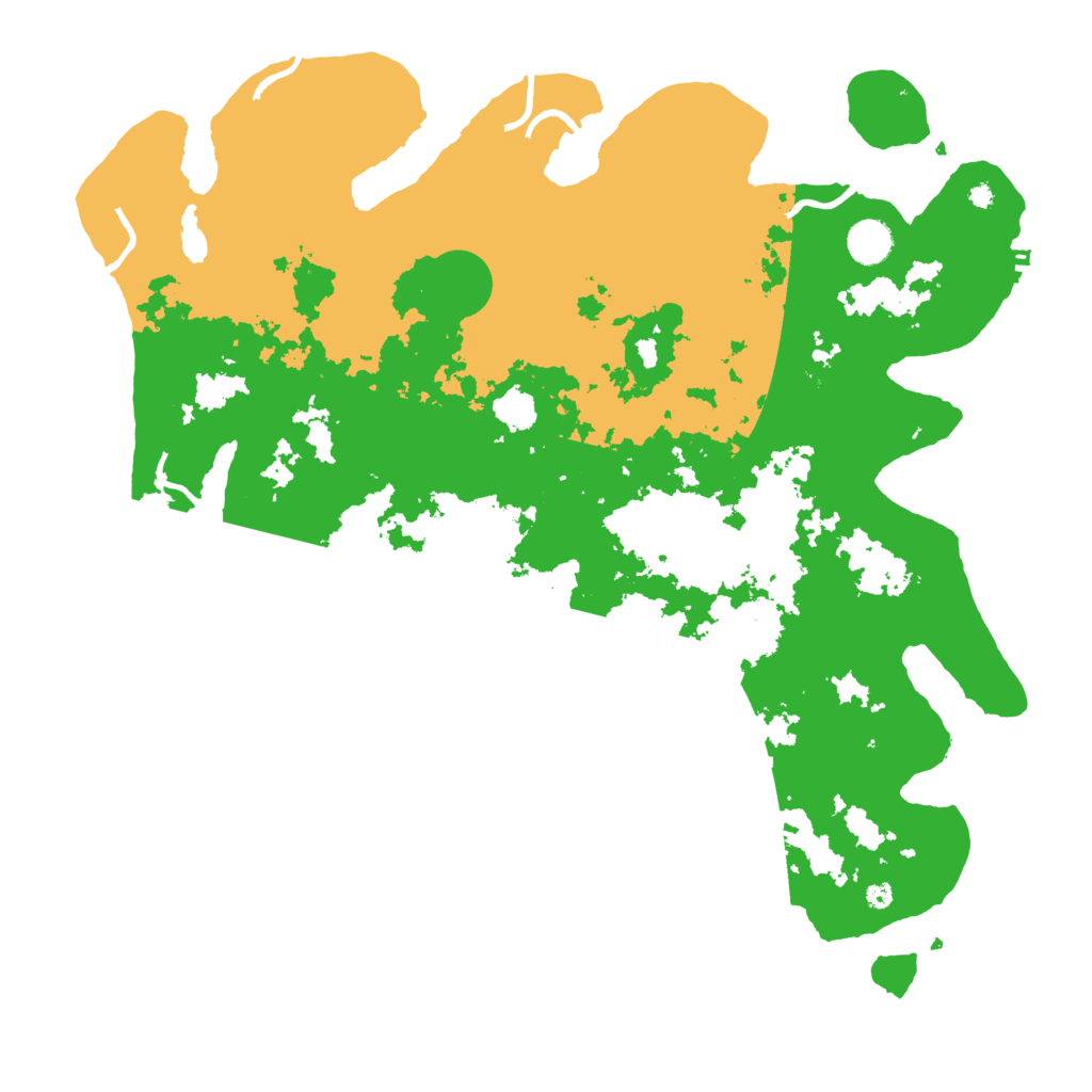 Biome Rust Map: Procedural Map, Size: 4250, Seed: 520390590