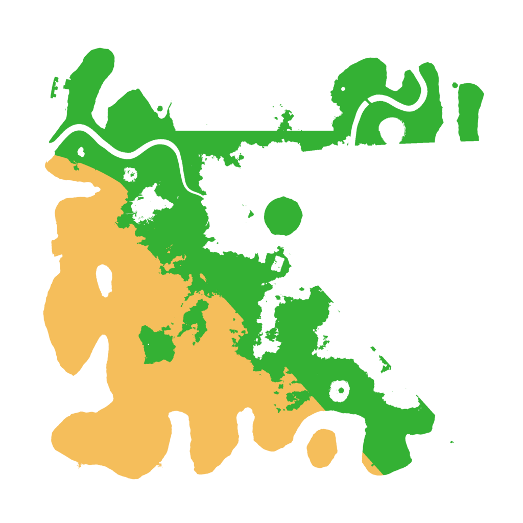 Biome Rust Map: Procedural Map, Size: 3700, Seed: 1466576124
