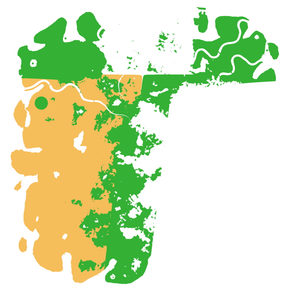 Biome Rust Map: Procedural Map, Size: 6000, Seed: 2068430854