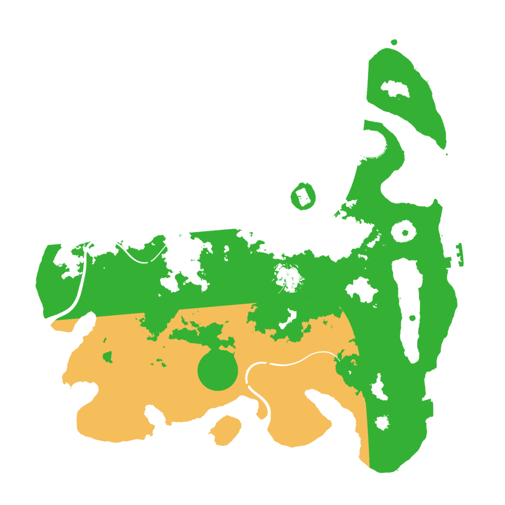 Biome Rust Map: Procedural Map, Size: 3300, Seed: 770588650