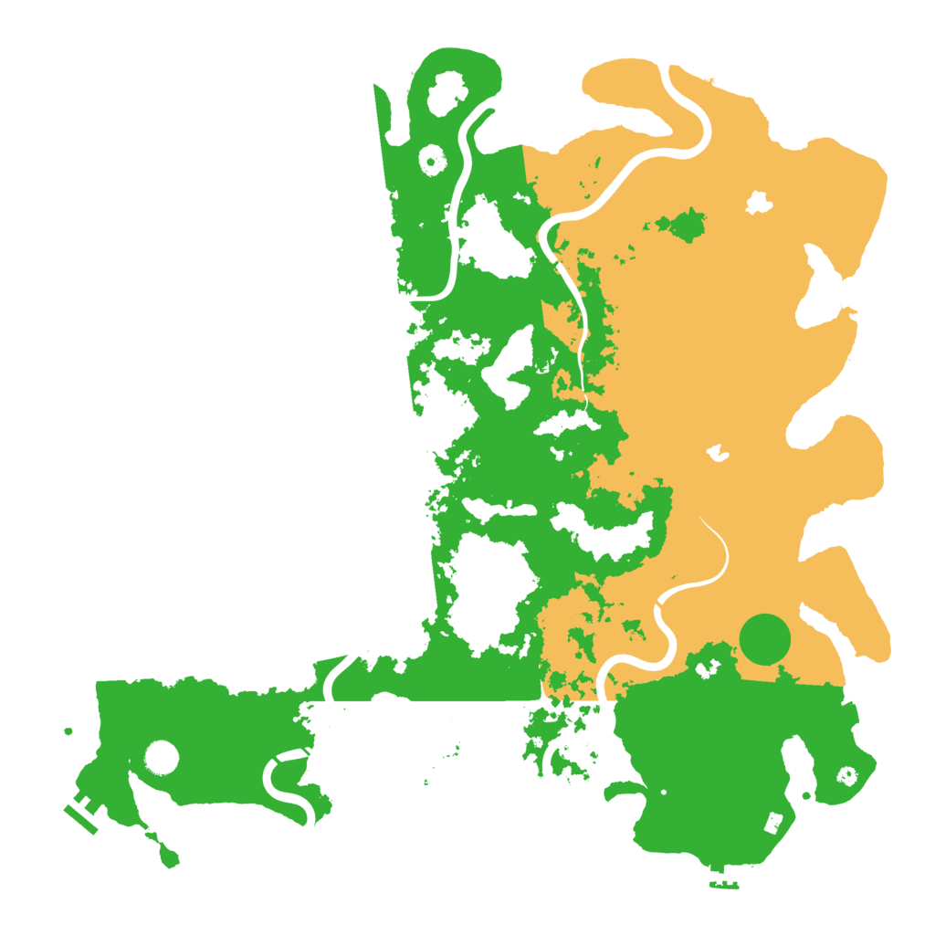 Biome Rust Map: Procedural Map, Size: 4800, Seed: 1177476193