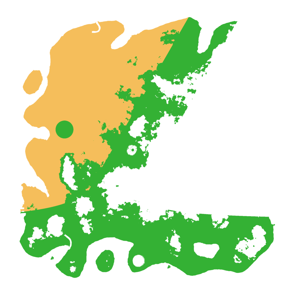 Biome Rust Map: Procedural Map, Size: 4375, Seed: 20230504