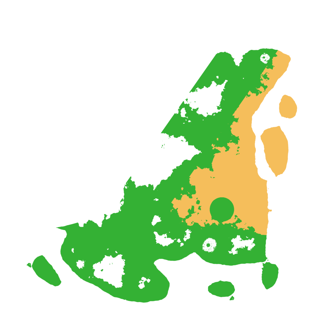 Biome Rust Map: Procedural Map, Size: 3500, Seed: 165586872