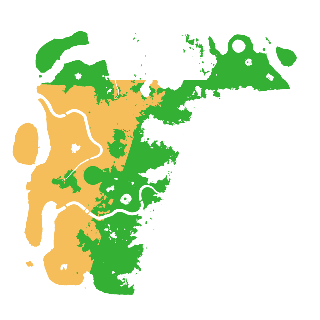 Biome Rust Map: Procedural Map, Size: 4500, Seed: 4052023