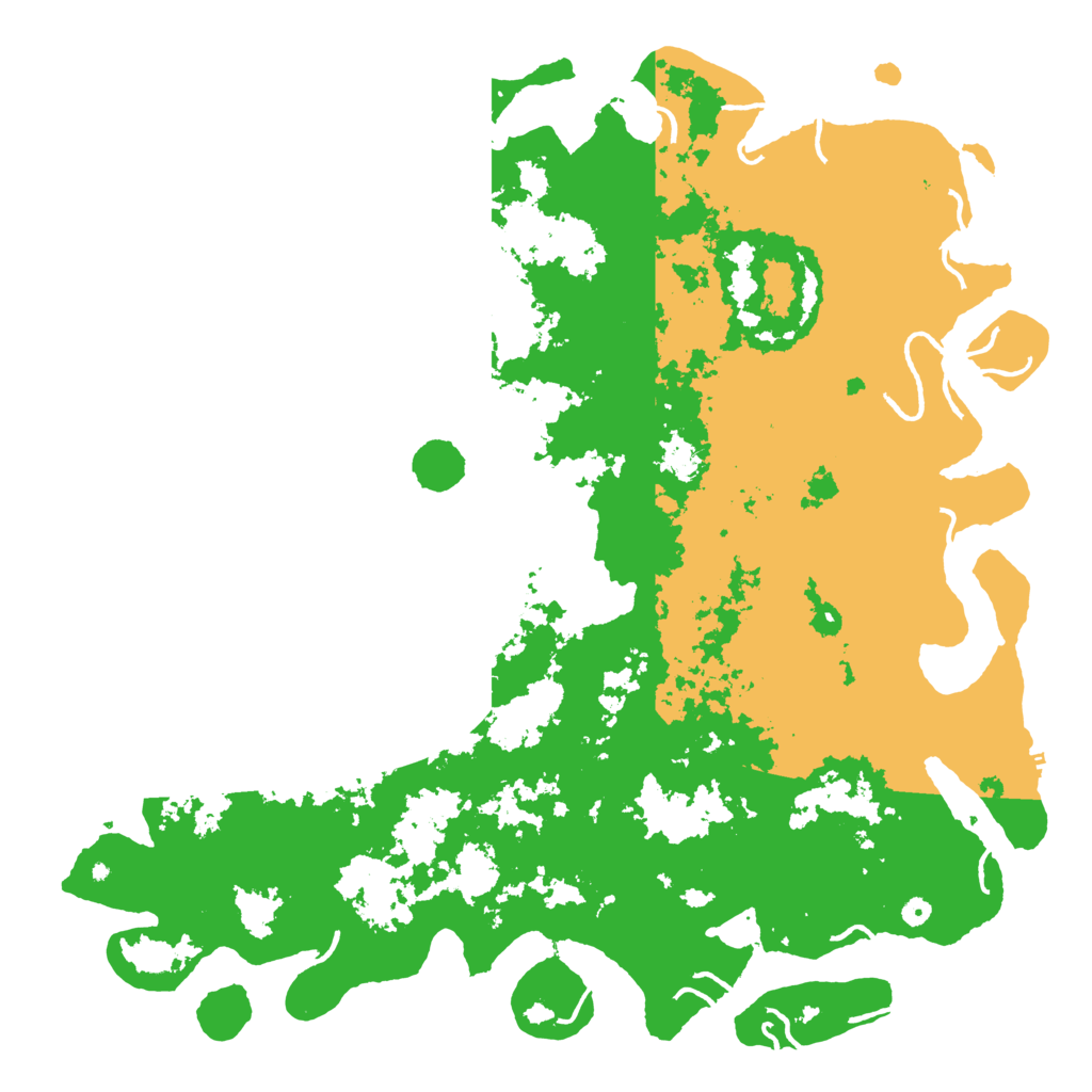 Biome Rust Map: Procedural Map, Size: 6000, Seed: 89668