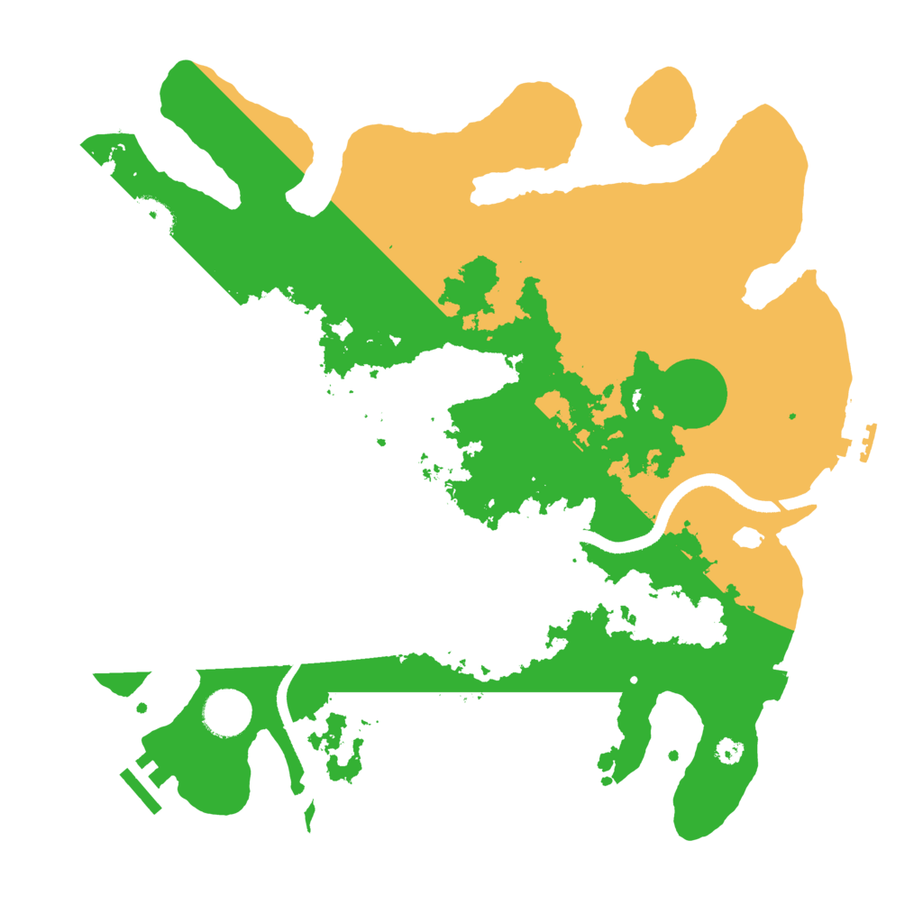 Biome Rust Map: Procedural Map, Size: 3500, Seed: 3567894