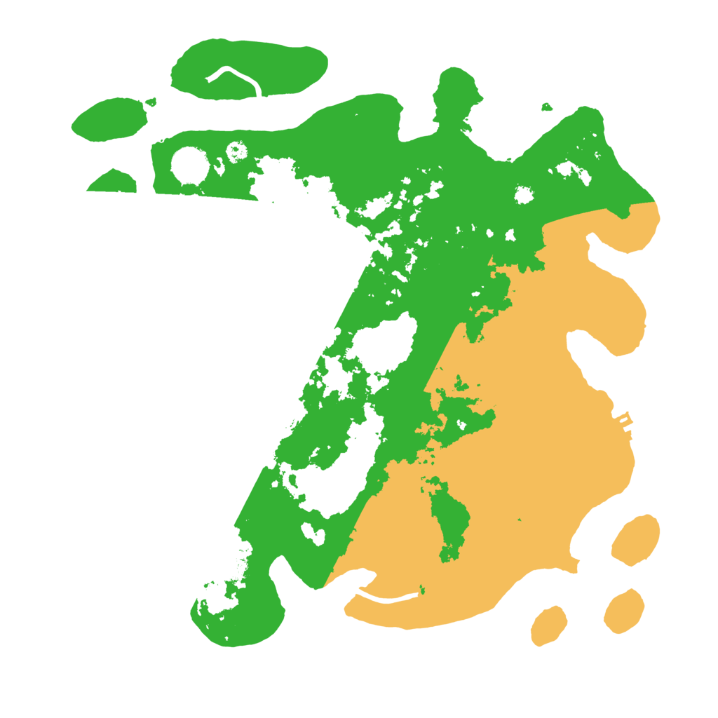 Biome Rust Map: Procedural Map, Size: 3500, Seed: 2459