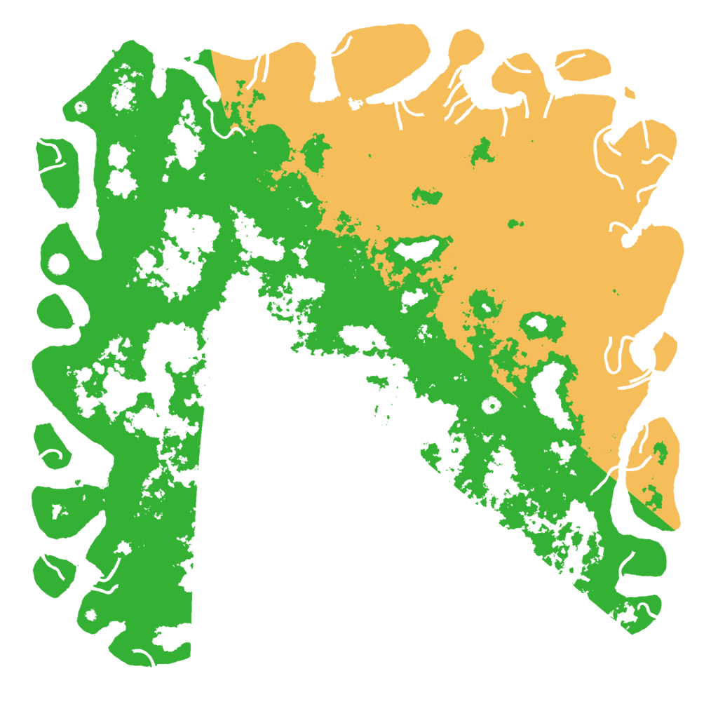 Biome Rust Map: Procedural Map, Size: 6000, Seed: 10200