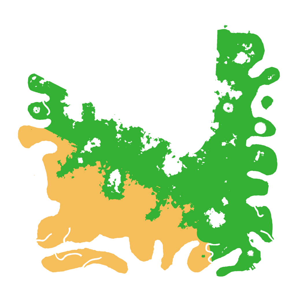 Biome Rust Map: Procedural Map, Size: 4500, Seed: 491891858