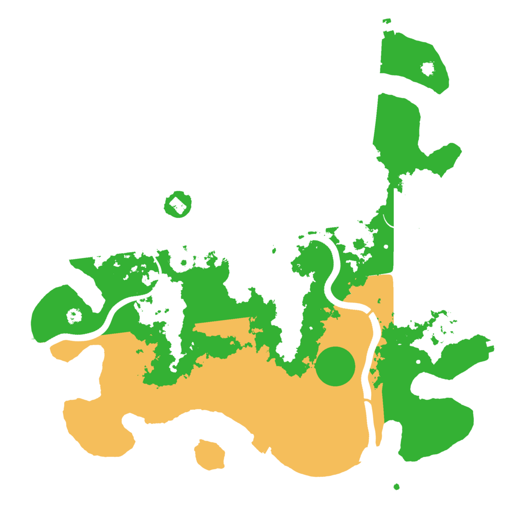 Biome Rust Map: Procedural Map, Size: 3500, Seed: 1834333027