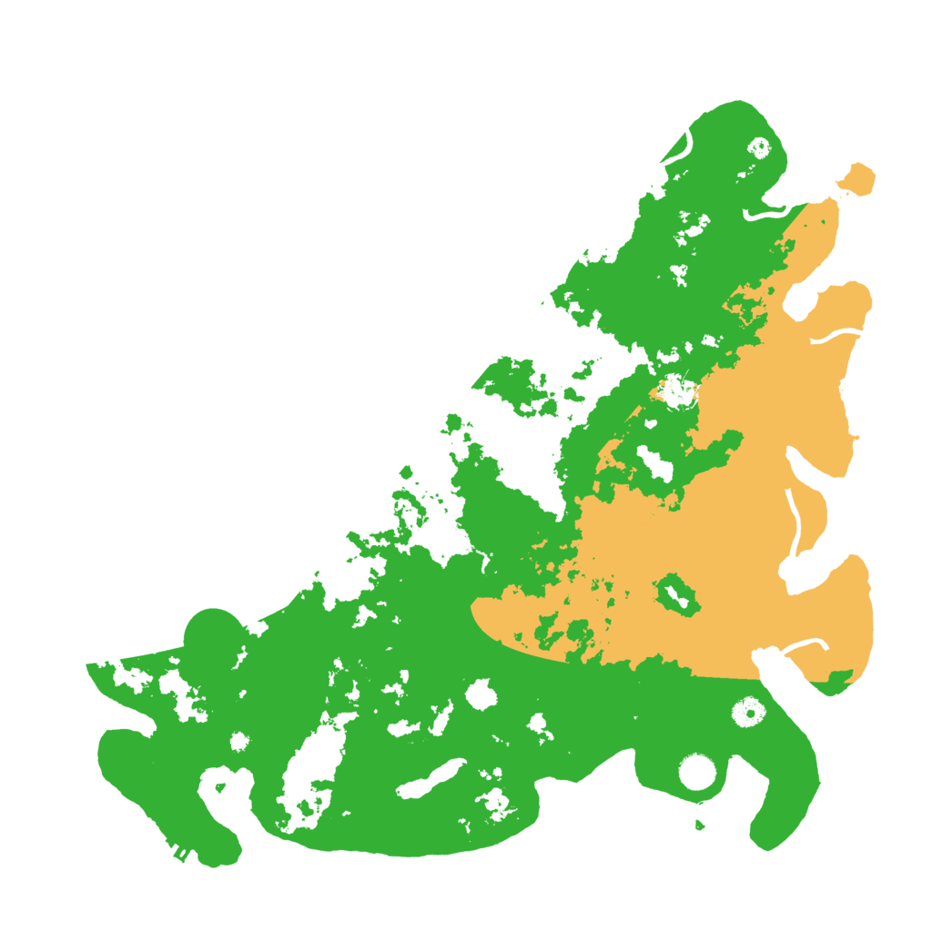 Biome Rust Map: Procedural Map, Size: 4500, Seed: 1951997747