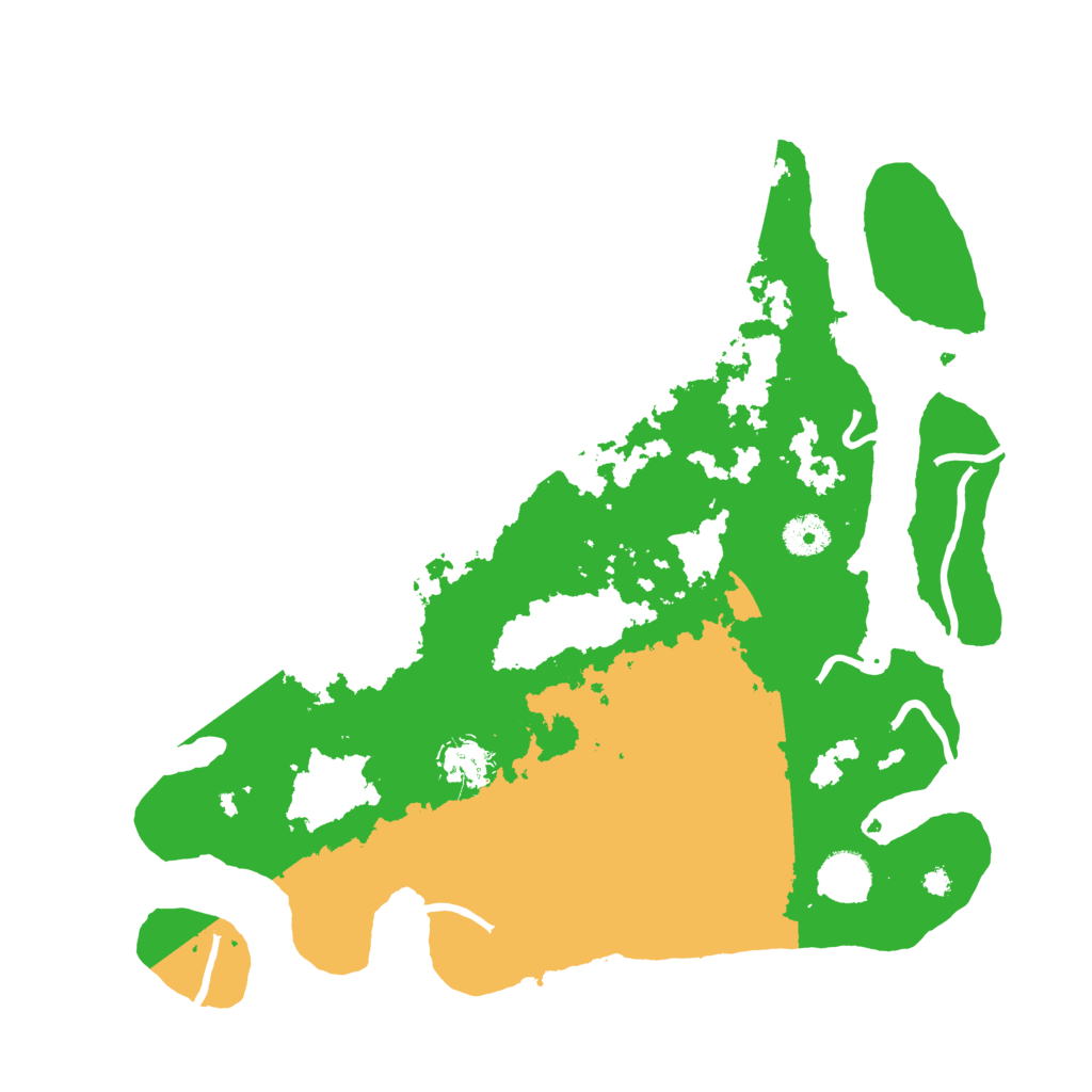 Biome Rust Map: Procedural Map, Size: 3750, Seed: 5116