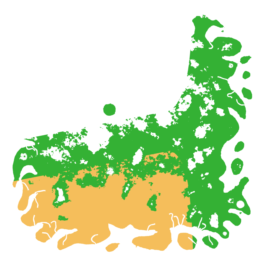 Biome Rust Map: Procedural Map, Size: 6000, Seed: 19780711