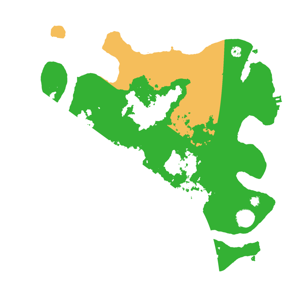 Biome Rust Map: Procedural Map, Size: 3000, Seed: 48843211